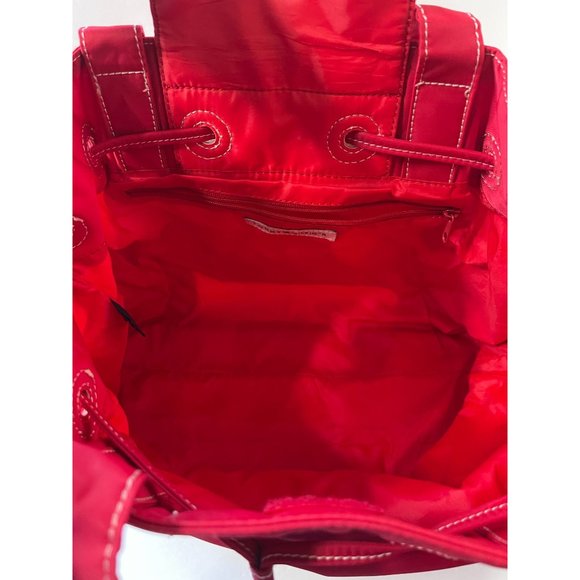 Vintage 90s Tommy Hilfiger Red Nylon Purse - Picture 7 of 8